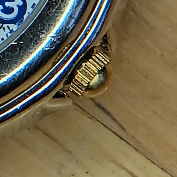 X Lorus Musical Mickey Mouse Silver case gold tone lugs and crown 3 hand - Picture 9 of 11